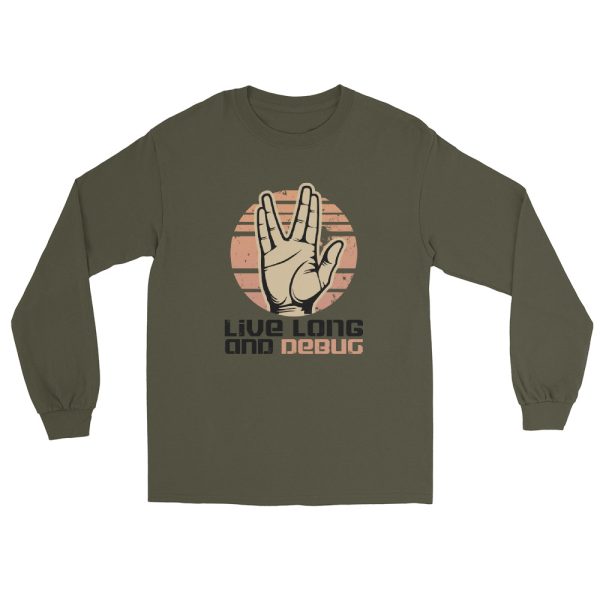 Live Long and Debug Men’s Long Sleeve - Image 4