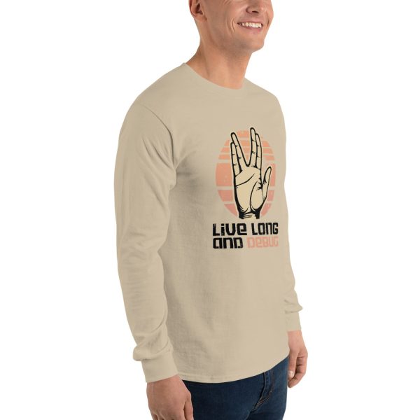 Live Long and Debug Men’s Long Sleeve - Image 3