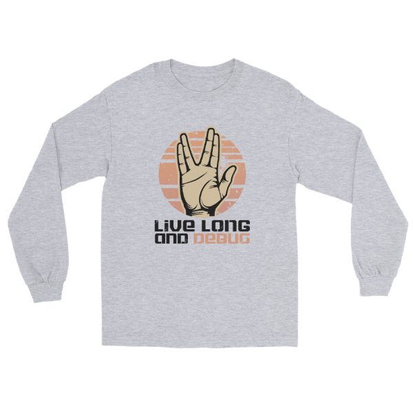 Live Long and Debug Men’s Long Sleeve - Image 8