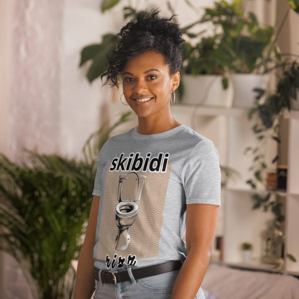 Skibidi Rizz Short-Sleeve Unisex T-Shirt - Image 3