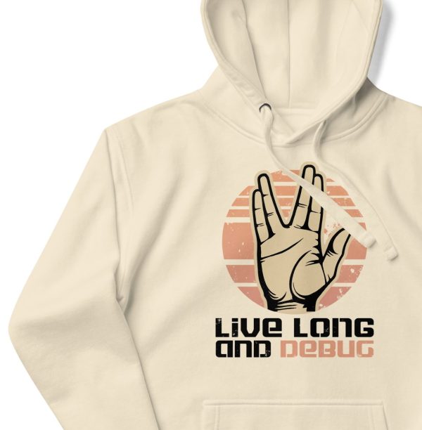 Live Long and Debug Unisex Cotton Hoodie