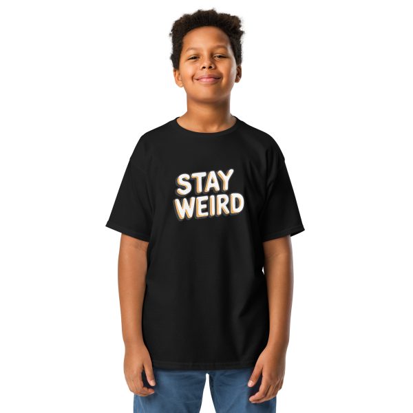 Stay Weird Youth Classic T-Shirt - Image 3