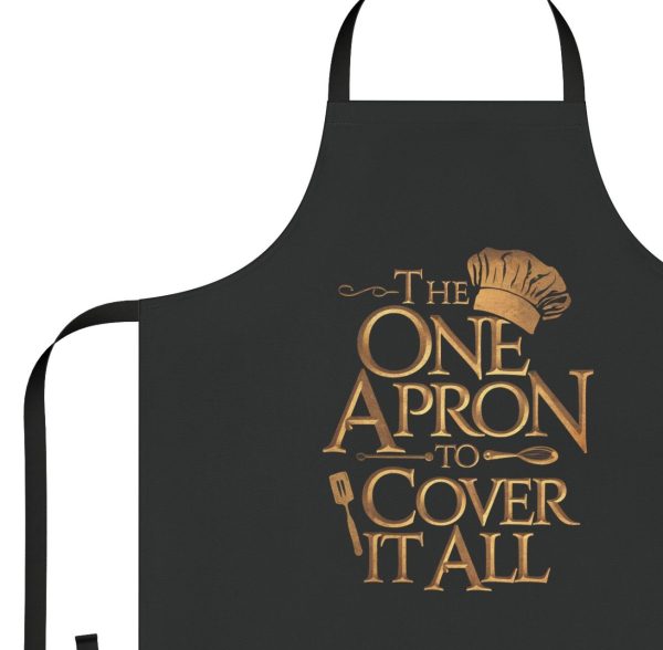 The One Apron to Cover It All Lord of The Rings Inspired Chef's Apron with Colorful Straps - "The One Apron to Cover It All"