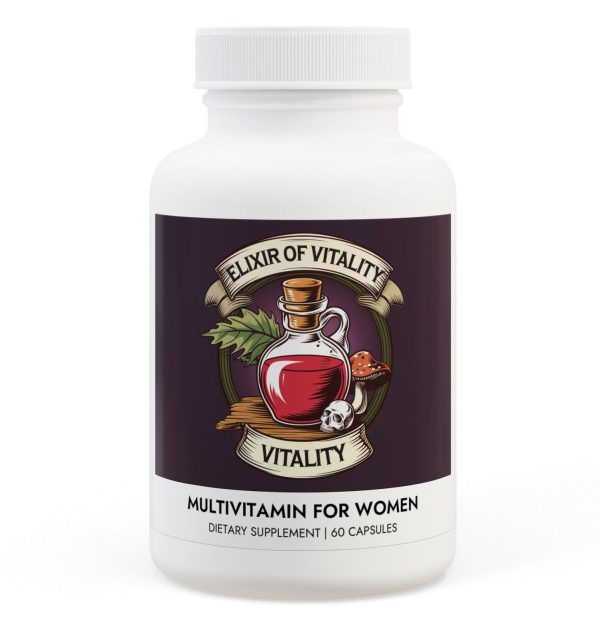 Wizard's Elixir of Vitality – Women’s Multivitamin Supplement for the Modern Adventurer | 60 Capsules - 2 Month Supply