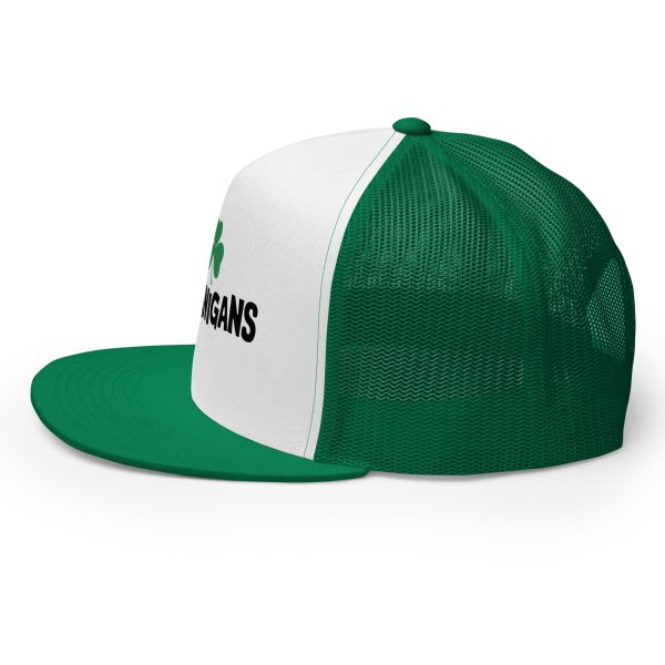 I ☘️ Shenanigans Trucker Hat – The Ultimate St. Paddy’s Day Cap - Image 3