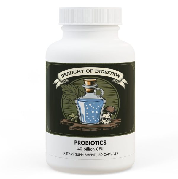 Alchemist's Draught of Digestion – Probiotic Supplement | 60 Capsules - Two Month Supply