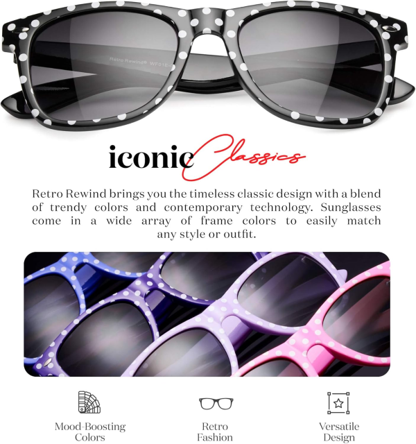 🎀 Retro Chic Polka Dot Sunglasses – Vintage UV400 Protection for Women - Image 2