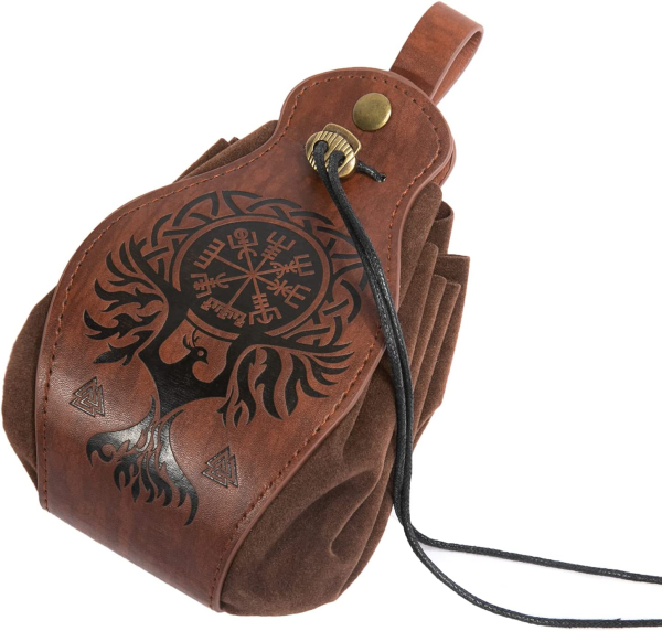 The Wanderer’s Coin Pouch – Medieval Belt Bag for LARP & Ren Faire 🏹⚔️