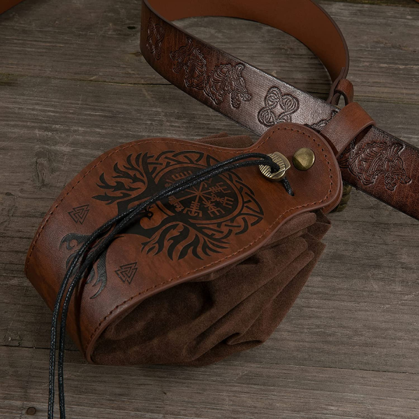 The Wanderer’s Coin Pouch – Medieval Belt Bag for LARP & Ren Faire 🏹⚔️ - Image 9