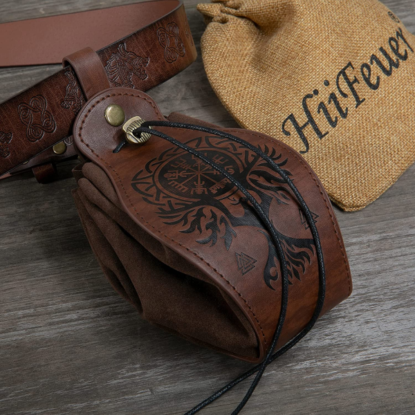 The Wanderer’s Coin Pouch – Medieval Belt Bag for LARP & Ren Faire 🏹⚔️ - Image 4