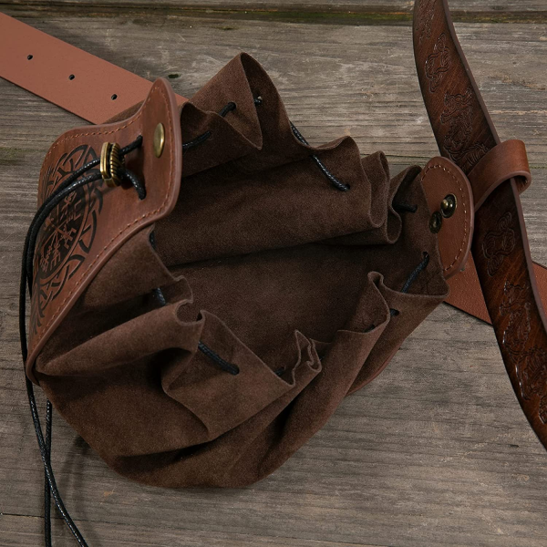 The Wanderer’s Coin Pouch – Medieval Belt Bag for LARP & Ren Faire 🏹⚔️ - Image 5