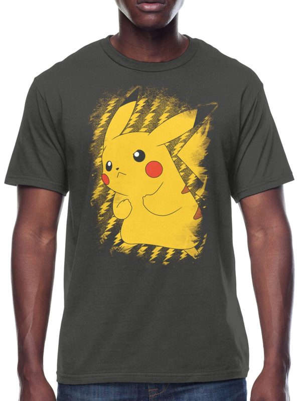 Electrify Your Style with Pikachu! Men's Graphic T-Shirt