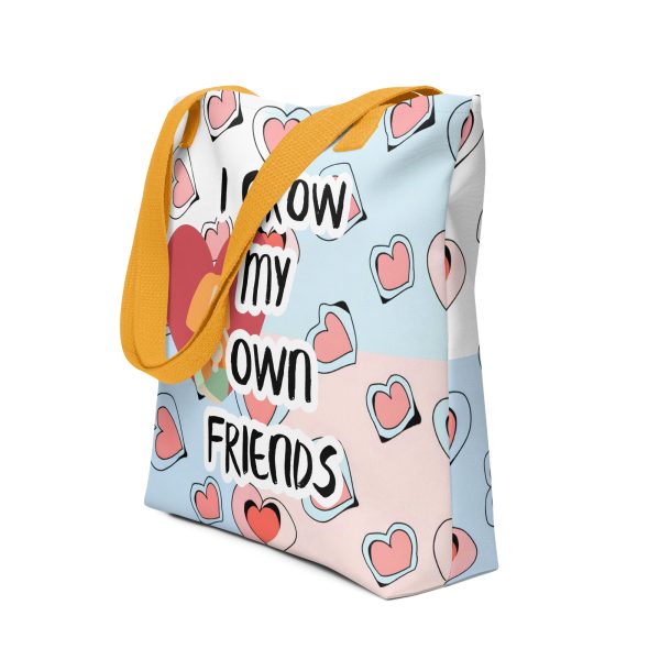 I Grow My Own Friends 15'' All Over Print Tote - Image 3