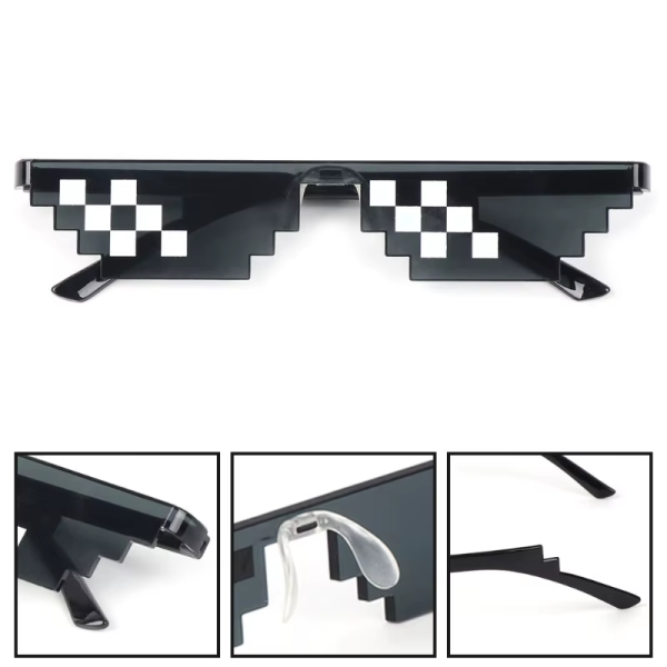 Pixelated “Deal With It” Shades – Ultimate Meme Glasses - Image 2