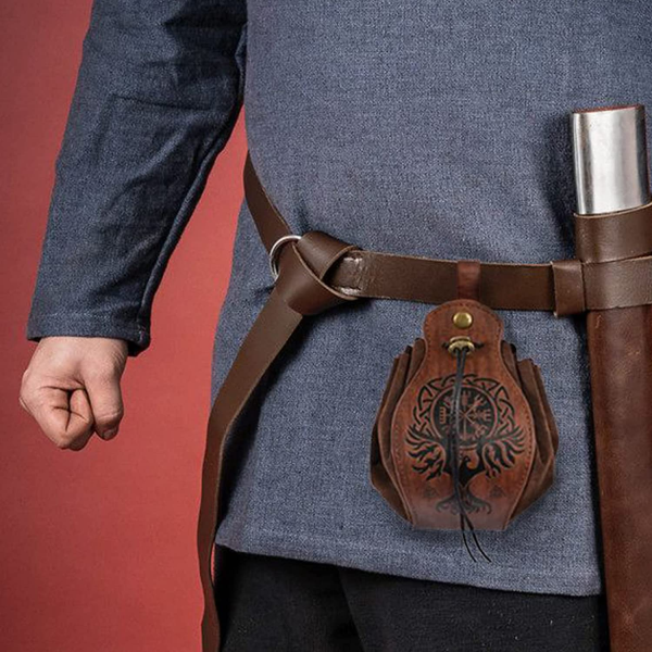 The Wanderer’s Coin Pouch – Medieval Belt Bag for LARP & Ren Faire 🏹⚔️ - Image 2