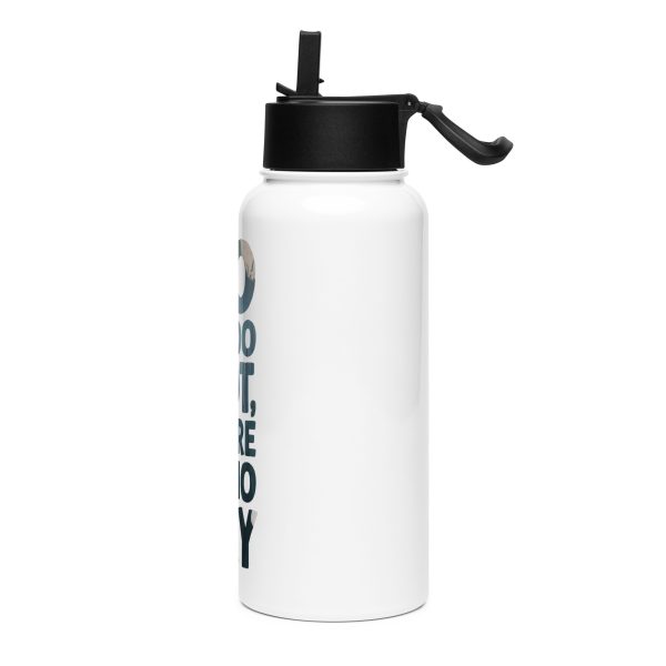 Do Or Do Not, There Is No Try Stainless Steel Water Bottle With Straw Lid (32oz) - Image 4