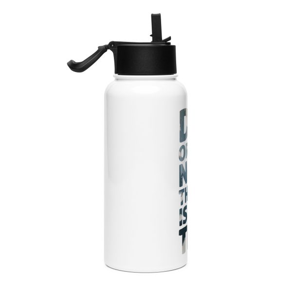 Do Or Do Not, There Is No Try Stainless Steel Water Bottle With Straw Lid (32oz) - Image 5