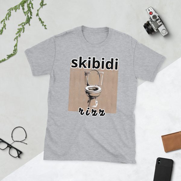 Skibidi Rizz Short-Sleeve Unisex T-Shirt - Image 8