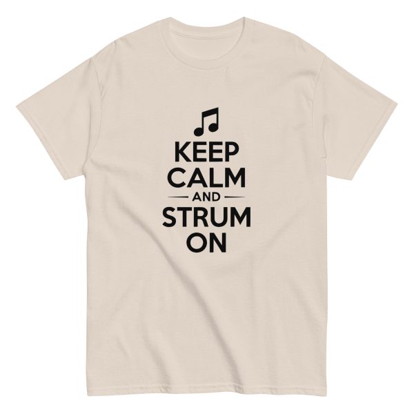 Keep Calm and Strum On Unisex Classic T-Shirt