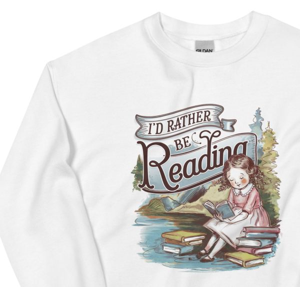 I'd Rather Be Reading Classic Fit Sweatshirt