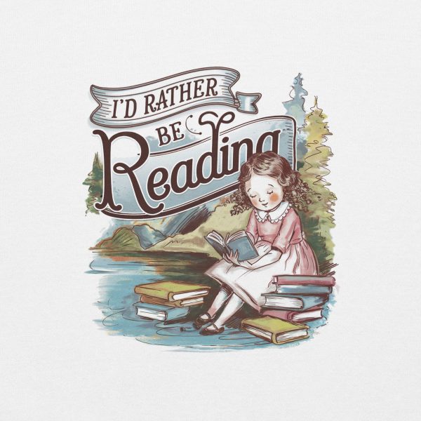 I'd Rather Be Reading Classic Fit Sweatshirt - Image 2