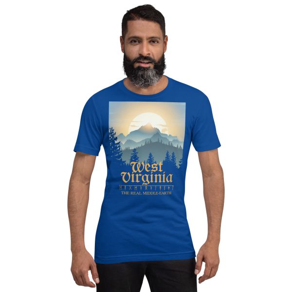 West Virginia The Real Middle-Earth LOTR Unisex Cotton T-Shirt - Image 14