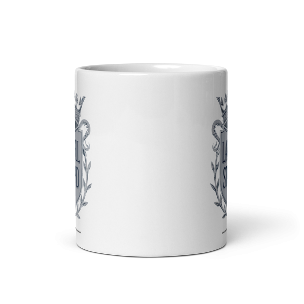 Lawful Stupid White Glossy 11oz Mug "Cannot be responsible for terrible in-game decisions" - Image 2