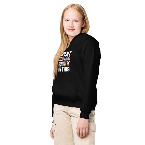 I Spent Robux On This Unisex Kid's Breathable Hoodie - Image 2