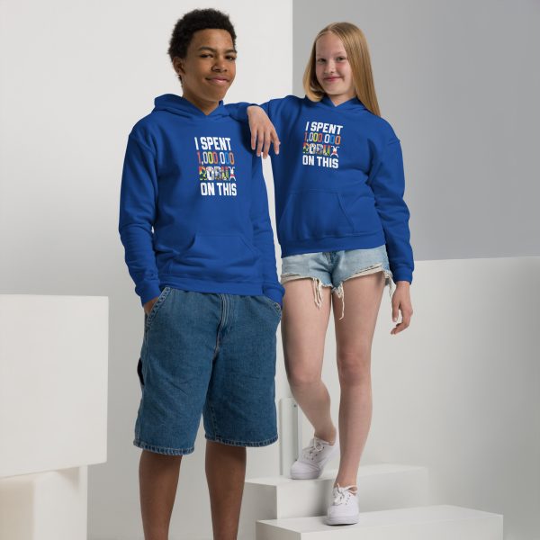 I Spent Robux On This Unisex Kid's Breathable Hoodie - Image 5