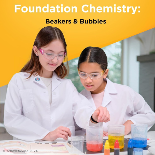 Foundation Chemistry Kit – STEM Science Experiments for Kids (Ages 8-12) | 19+ Hands-On Activities with Beakers & Bubbles - Image 5