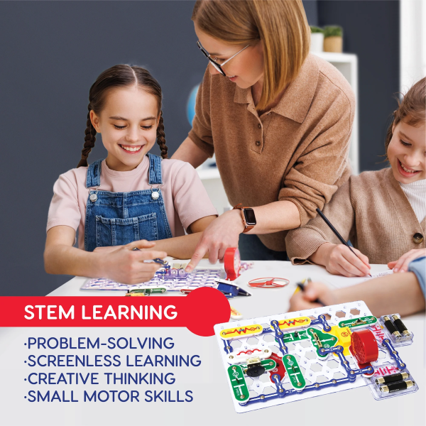 Snap Circuits Classic STEM Electronics Kit – Build 300+ Projects & Learn Circuitry - Image 6