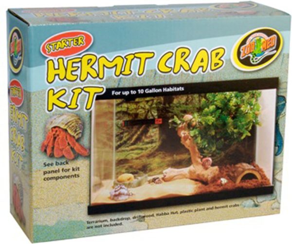 Hermit Crab Starter Kit – Complete Beginner Set with Sand, Food, Water Conditioners & Accessories (Tank Not Included)