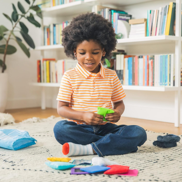 Sensory Texture Squares – 20-Beanbag Set for Tactile Learning & Fine Motor Skills (Ages 3+) - Image 7